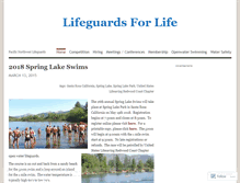 Tablet Screenshot of lifeguardsforlife.org